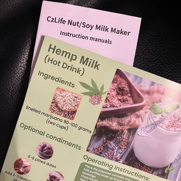 N7 Nut Milk Maker, 50oz 1.5L Automatic Oat Almond Soy Hemp Machine CZlife O-Box - Picture 9 of 14